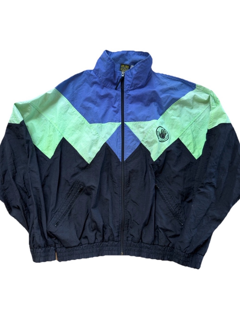 Vintage 80s Body Glove Oversized Windbreaker Nylon Jacket Surfer Skater XL